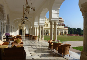 Večeře v Rambagh Palace, Jaipur