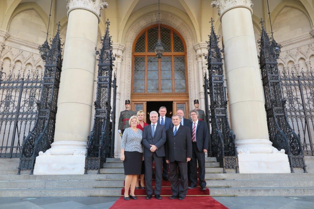 Delegace před parlamentem