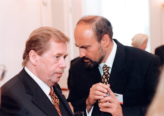Tomáš Halík and Václav Havel
