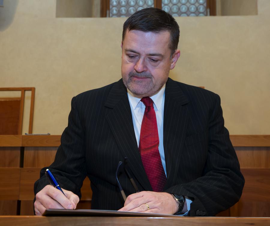 The First Senate Session Czech And Slovak Leaders