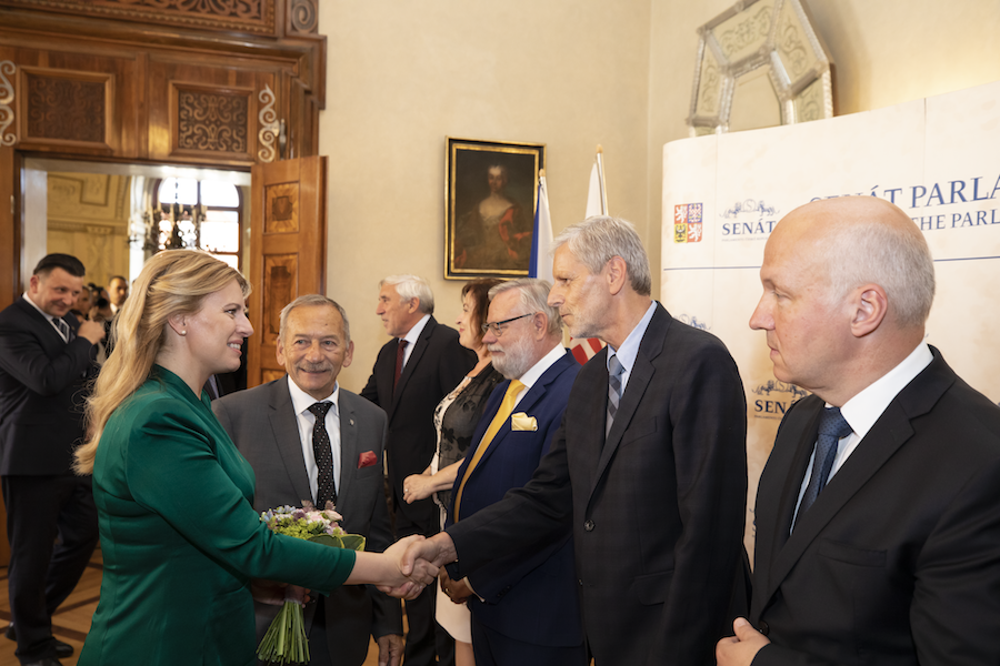 Zuzana Čaputová At The Senate Czech And Slovak Leaders