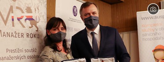 MANAGERS OF THE YEAR Hana Šmejkalová and Jan Juchelka