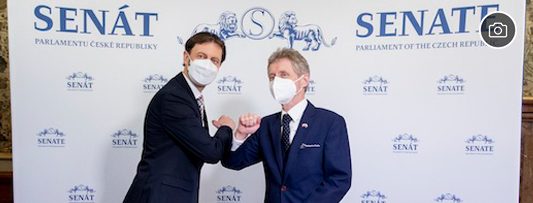 The Czech Senate welcomed the new Prime Minister of the Slovak Republic, Eduard Heger