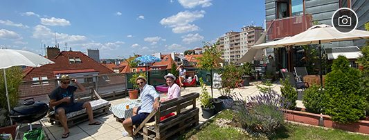 TRADITIONAL SUMMER TERRACE PARTY AT THE WELSBY’S