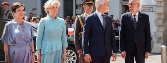 Visit of President Petr Pavel and Eva Pavlova in Vienna.