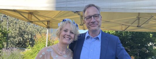 Farewell reception of the Ambassador of Sweden, H.E. Mr. Fredrik Jorgensen and Mrs. Marianne Jorgensen