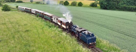 First steam train of this season arrives on Osoblaha narrow-gauge railway