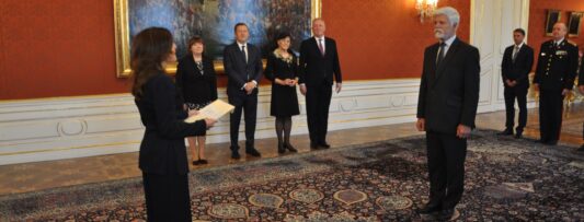 The President of the Republic received new ambassadors