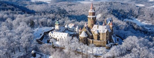 Czech castles and chateaux in the snow: where to visit