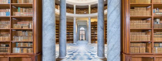 The Chotek family library at Kačina Chateau