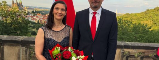 A farewell reception for H.E.Dr. András Baranyi, Ambassador of Hungary, and Mrs. Baranyi